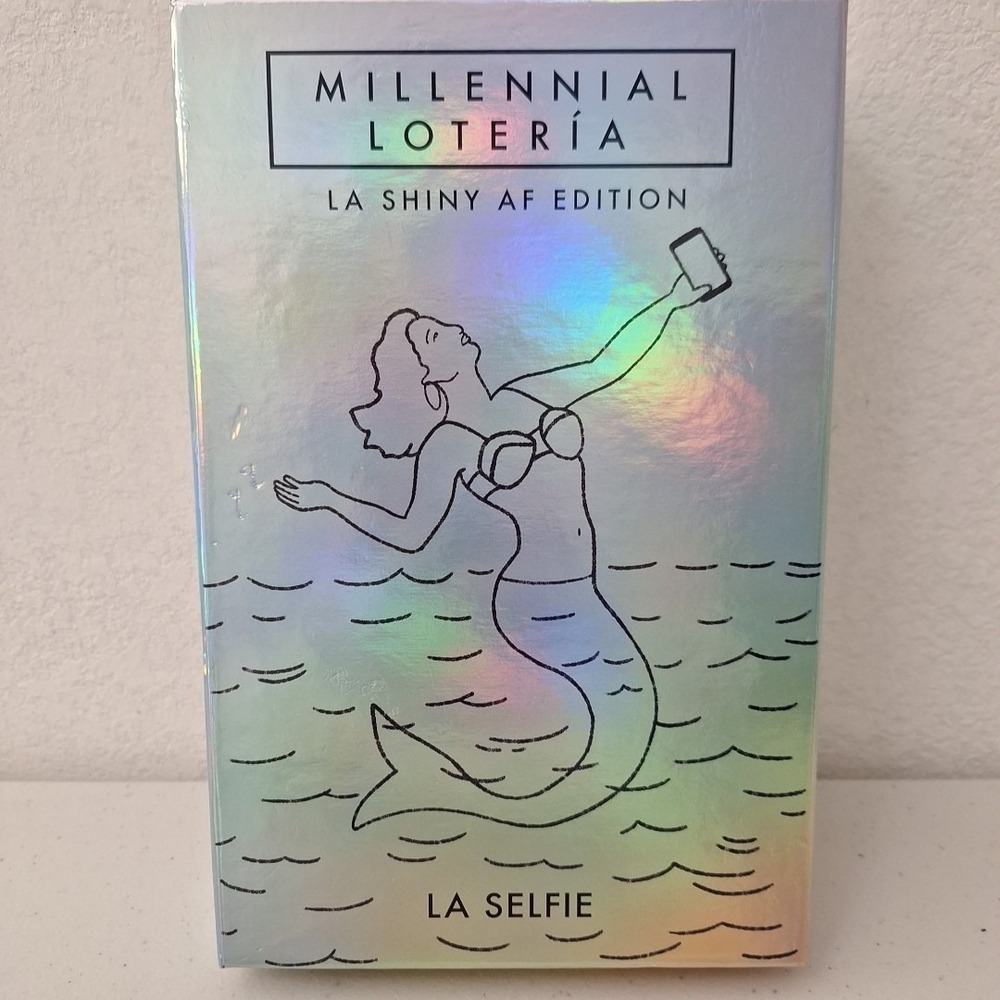 RARE Millennial Loteria La Selfie SHINY AF EDITION Game Parody Mexican Bingo NEW